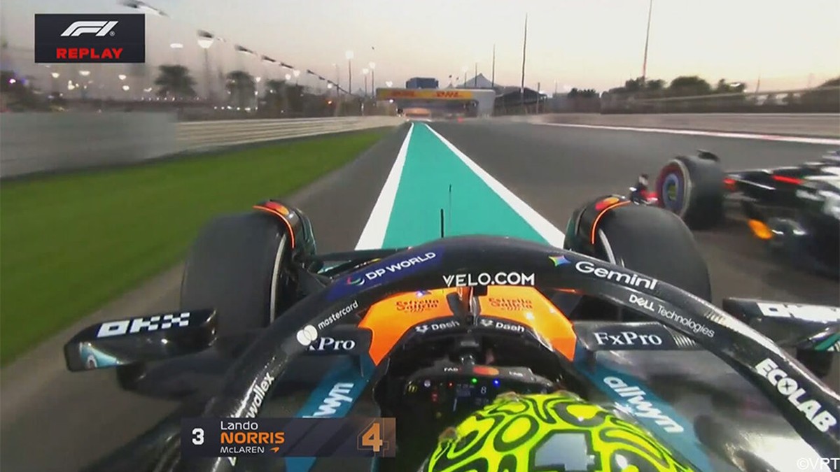 "Gevaarlijk en onnodig": Tsunoda bestraft bij dé netelige inhaalbeweging die Norris zijn 1e wereldtitel oplevert