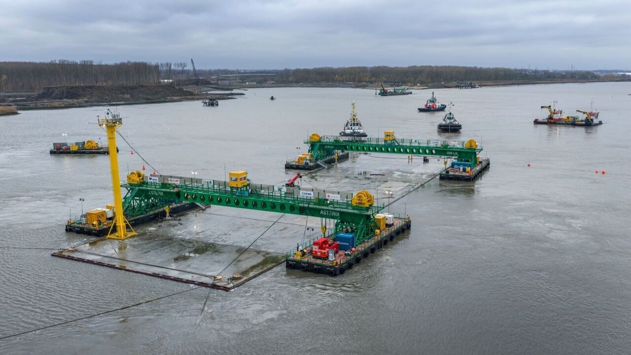 Laatste deel van Scheldetunnel wordt op zijn plaats gelegd: "Sluitstuk van een complexe operatie"