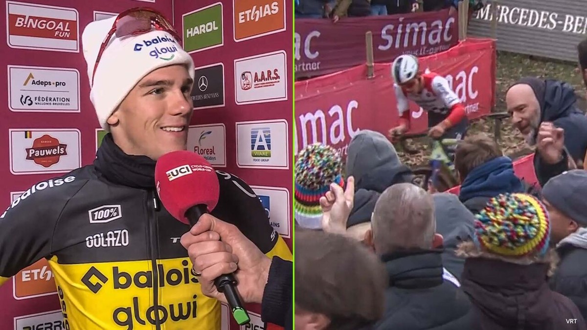 "Anders was ik niet gelost": Thibau Nys baalt dat hij Van der Poel moest laten gaan na "superstomme fout" in slotronde