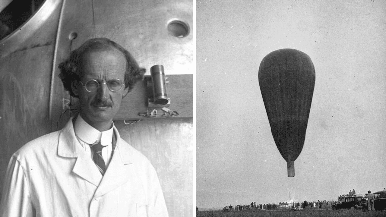 De ontdekking van de zomer van 1932: 15 km boven ons hoofd is het wonderschoon en volledig bladstil