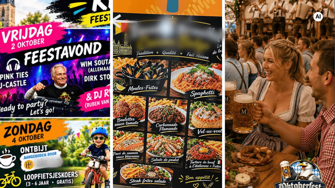 AI-posters zijn overal, maar grafisch ontwerpers maken zich (nog) geen zorgen: "We worden net meer gewaardeerd"
