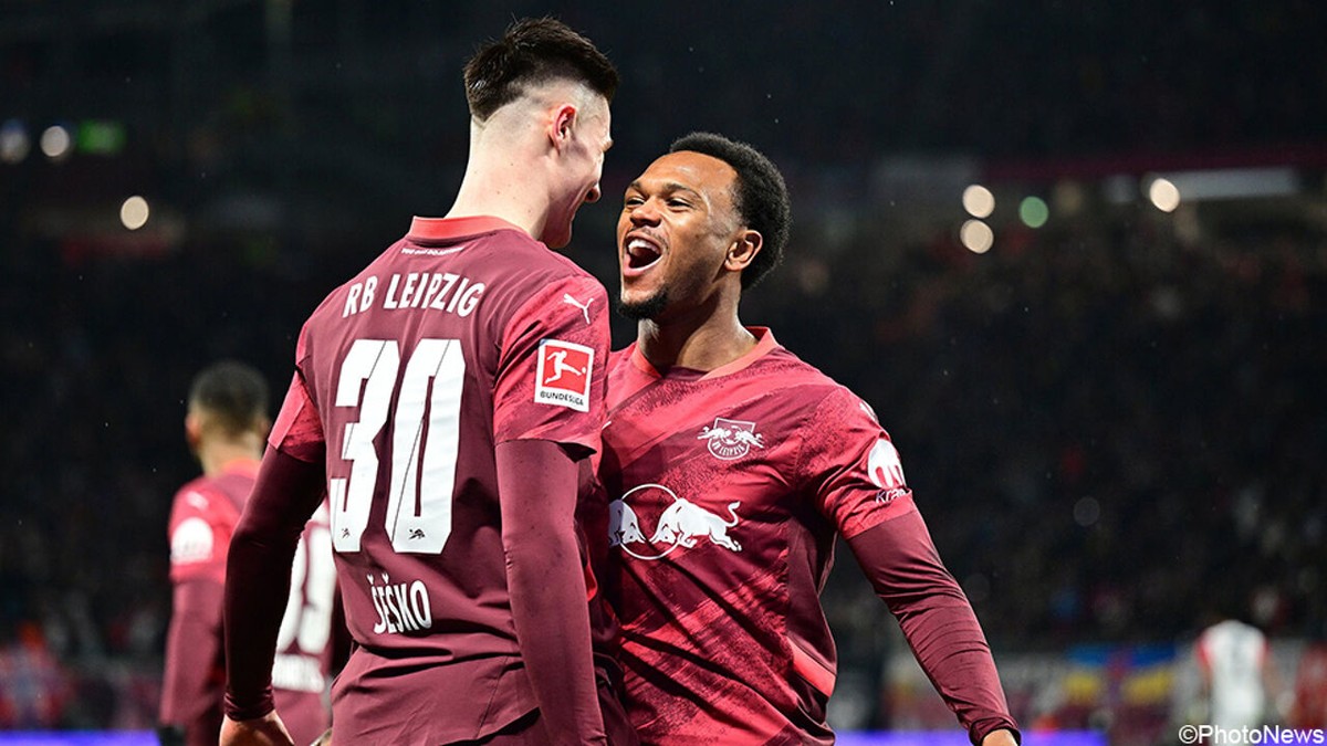 Loïs Openda trapt Leipzig naar 3e plaats na zege tegen het Frankfurt van Arthur Theate