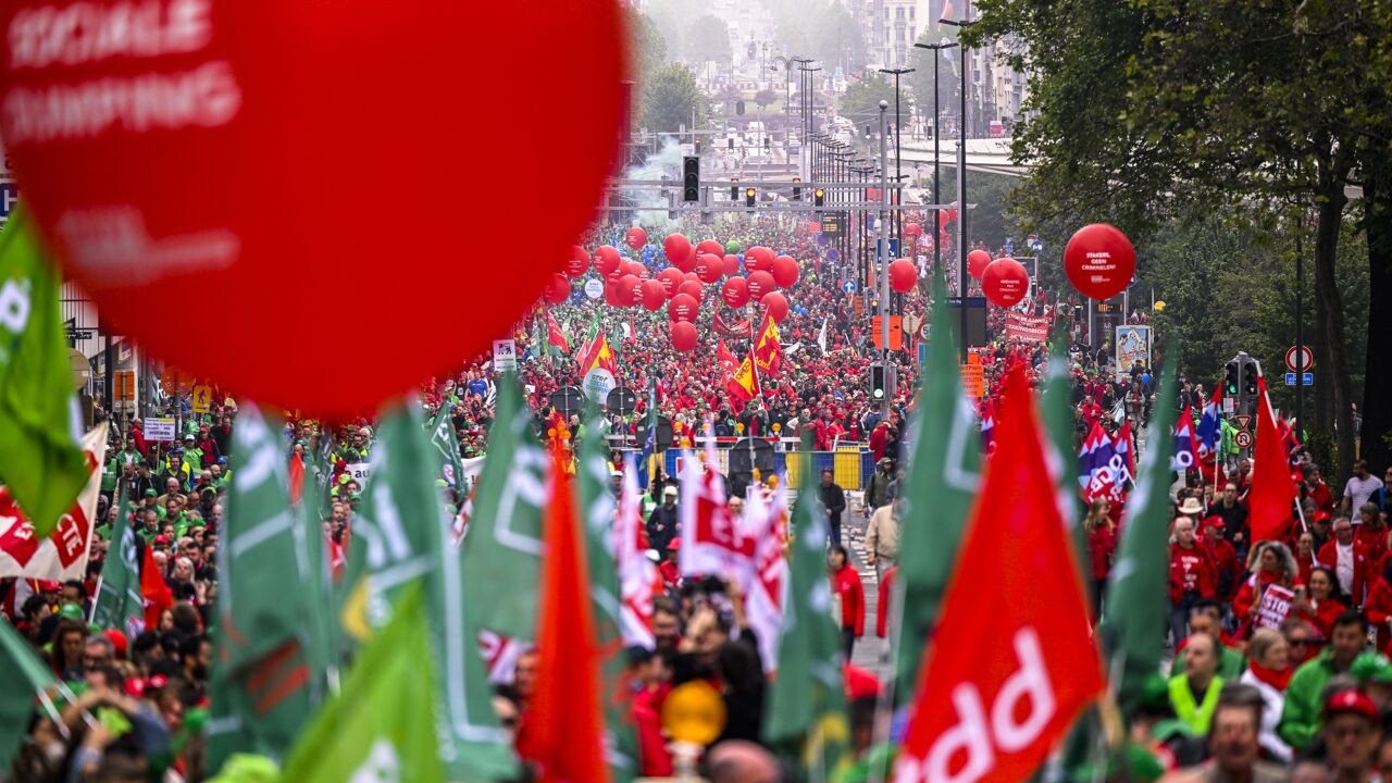 Brusselse politie verwacht donderdag flinke hinder door vakbondsbetoging