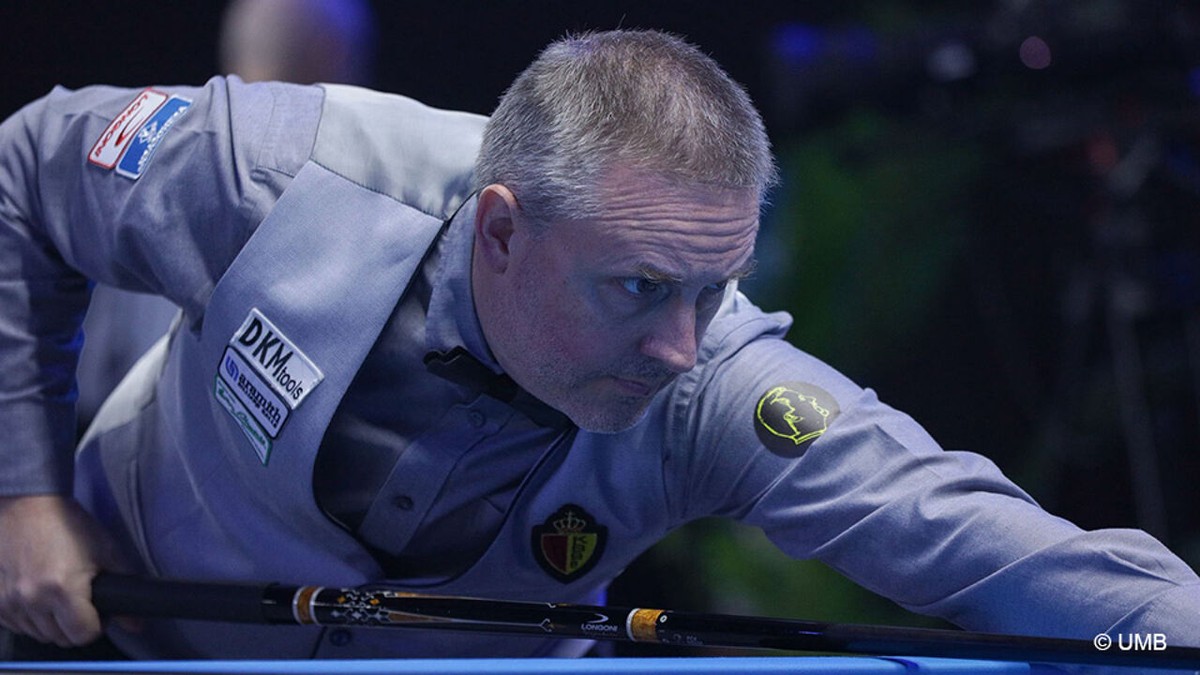 Wereldkampioen Frédéric Caudron stoot zich naar een 10e Belgische titel driebanden