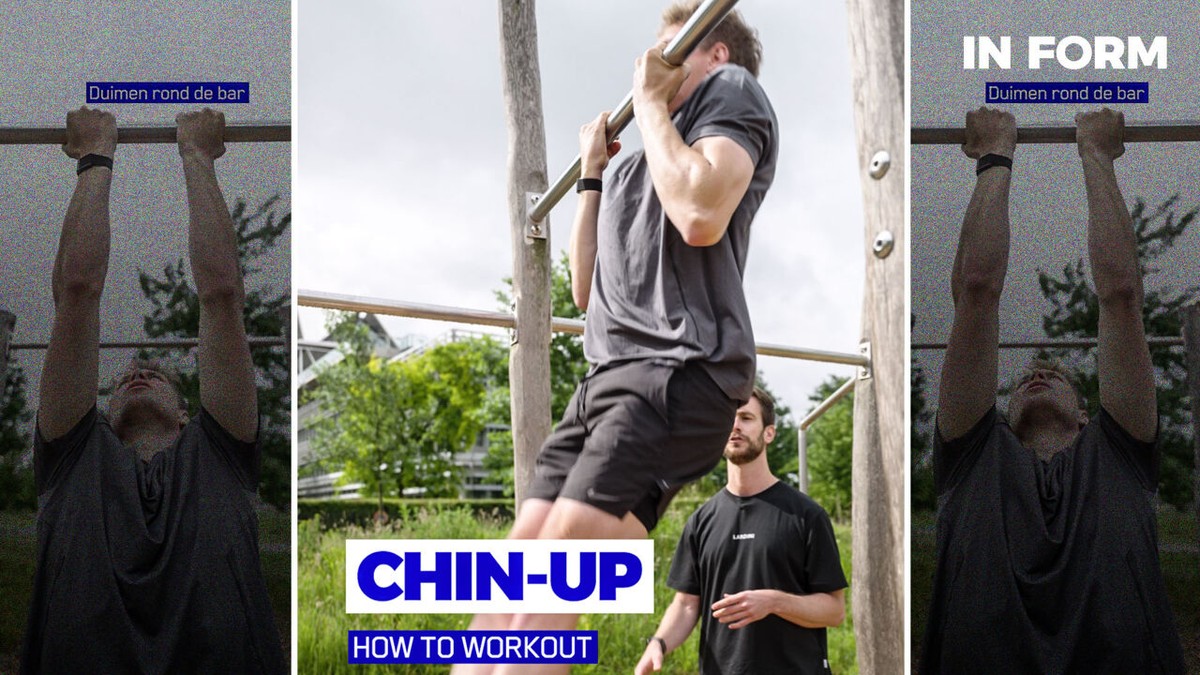 274 keer is misschien toch wat veel: dit is de chin-up, de "makkelijkere" variant van de pull-up
