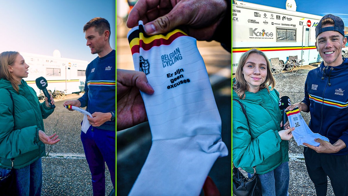 "Ik ben geschokt": achter opvallende tekst op sokken schuilde campagne waar Belgische veldrijders zich graag voor engageerden