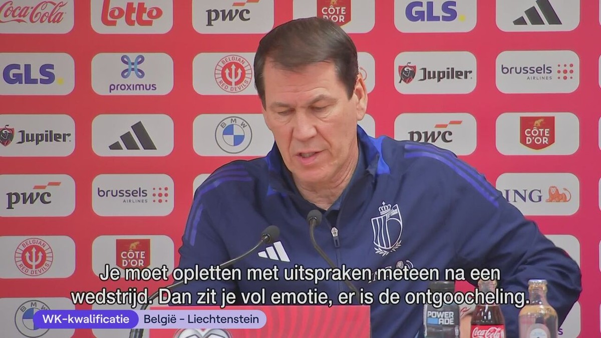 Bondscoach Rudi Garcia wil enkel focussen op Liechtenstein: "Denken niet meer aan vorige match"