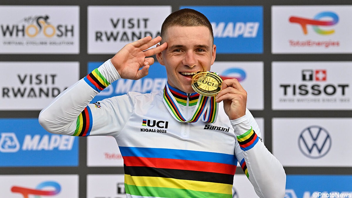 Peloton roept Remco Evenepoel uit tot Flandrien van het Jaar, Van Aert op 5e plek