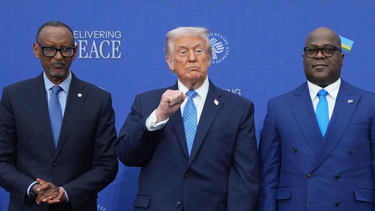 Congo en Rwanda sluiten 'historische' vredesdeal, maar leidt het tot échte vrede? "Showdocument voor vitrine"