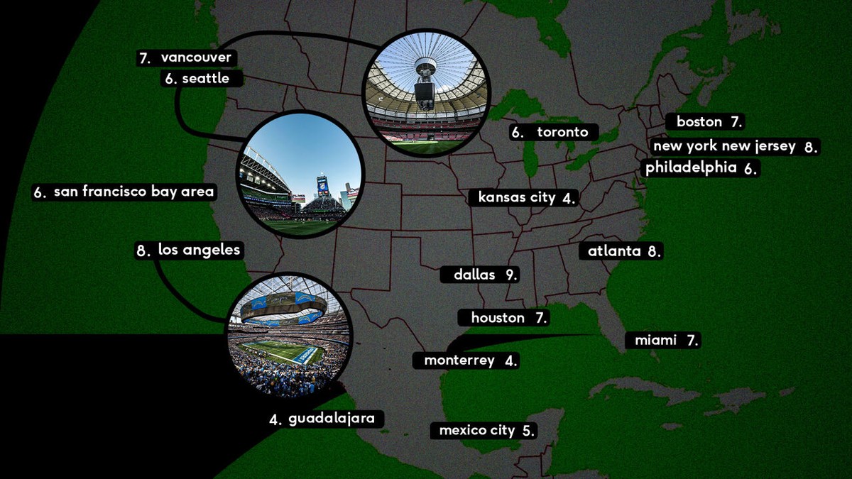 Het duurste stadion ter wereld en een arena "met het geluid van de hel": op deze indrukwekkende locaties zullen de Duivels spelen