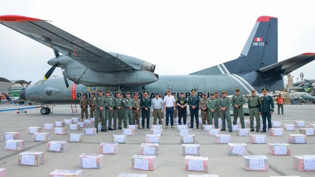 Bijna 3,5 ton cocaïne met bestemming België onderschept in Peru