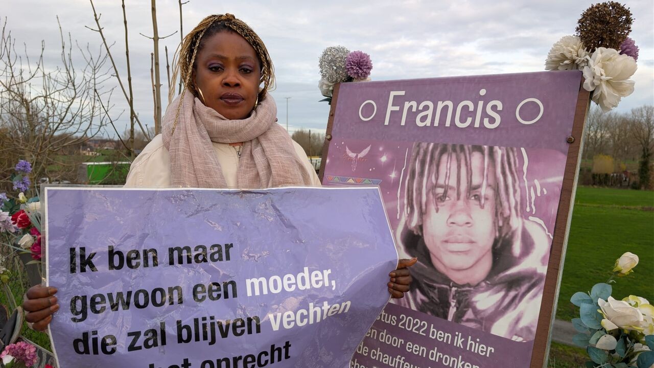 "Niks houdt me tegen": Efua protesteert al ruim 300 dagen op brug in Temse waar zoon werd doodgereden