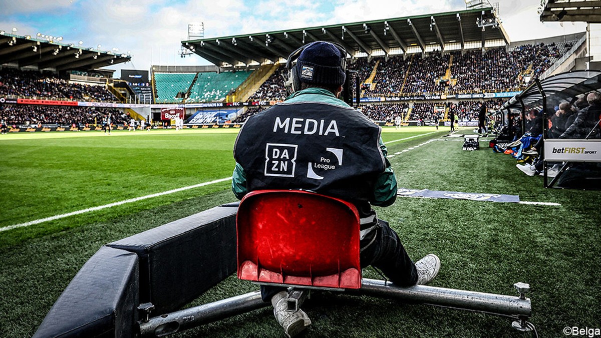 Rechtenhouder DAZN blijft Belgisch profvoetbal uitzenden tot eind volgend seizoen