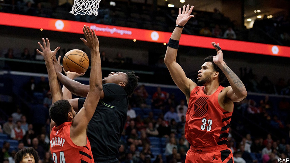 Toumani Camara gaat met door blessures geplaagd Portland zwaar onderuit bij laagvlieger New Orleans