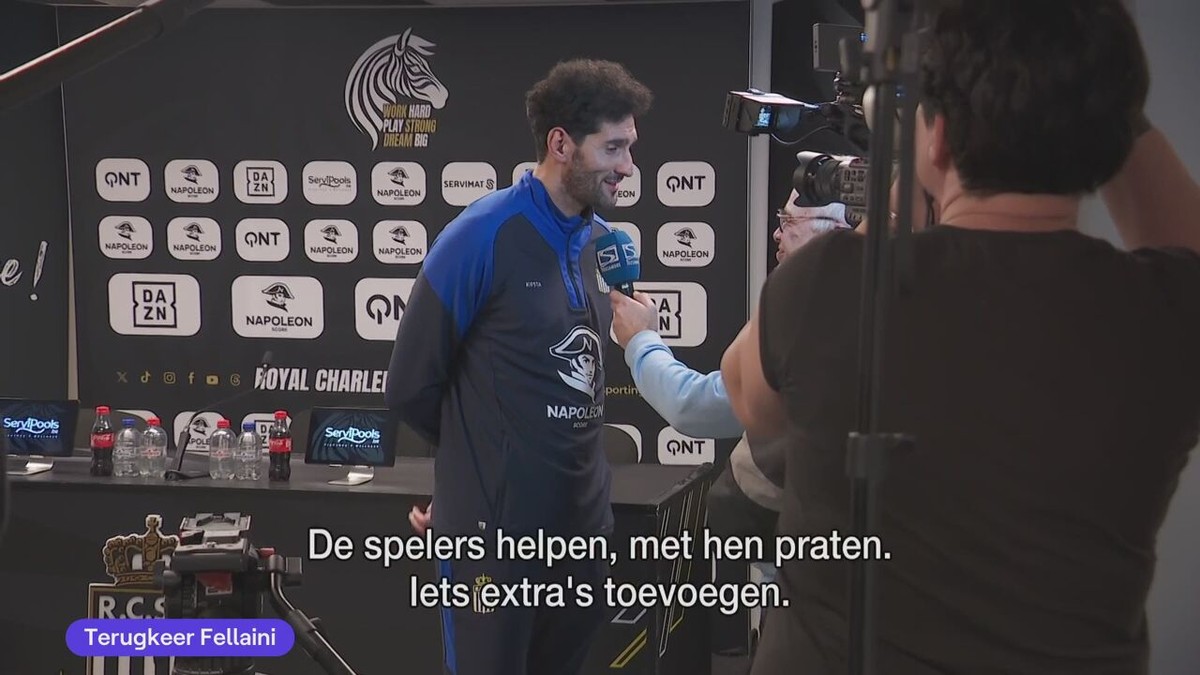 Ex-Rode Duivel Marouane Fellaini helpt Charleroi als consulent: "Kijken of ik het leuk vind"
