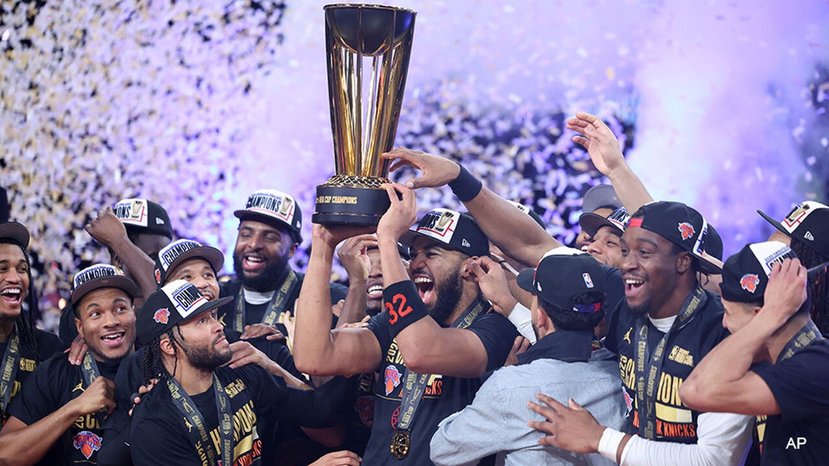 Dankzij verschroeiend 4e kwart: New York Knicks doorprikken droom van de Spurs in NBA Cup-finale