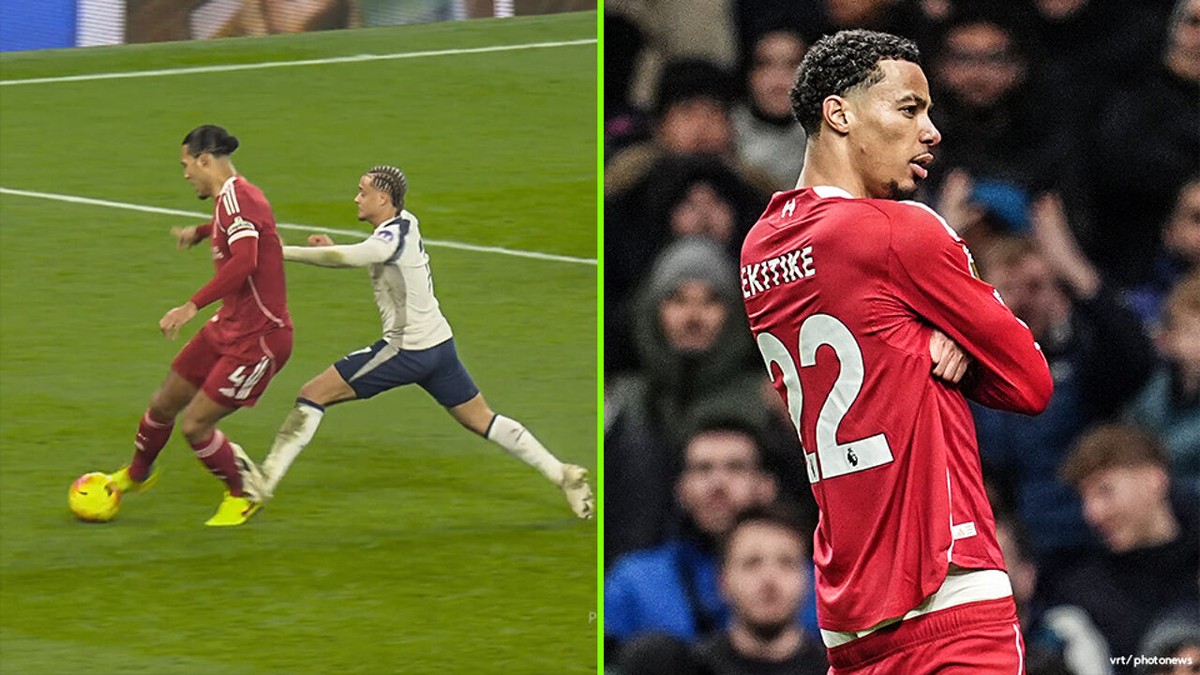 Einde crisis? Liverpool 'bedankt' Xavi Simons voor harde ingreep op Van Dijk en boekt felbevochten zege tegen 9 Spurs