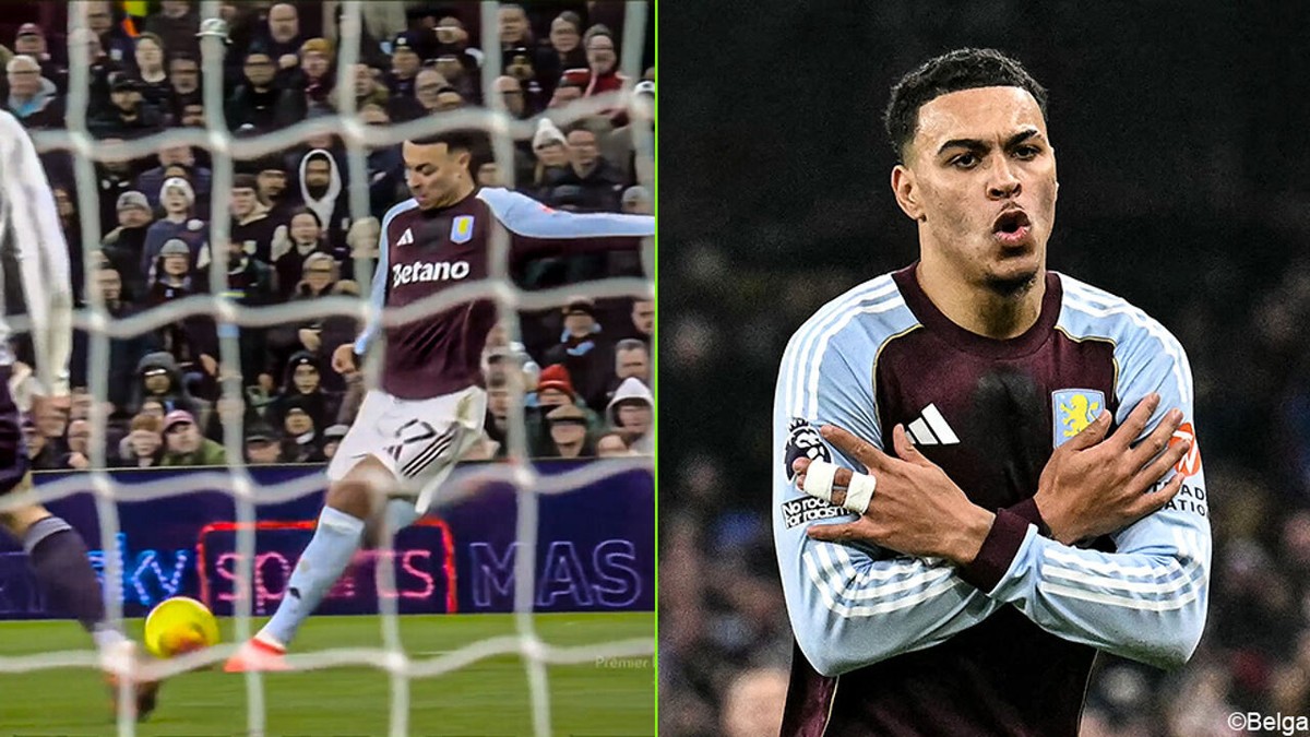 Lammens stond erbij en keek ernaar: Rogers schildert Aston Villa (2x) héérlijk voorbij Manchester United