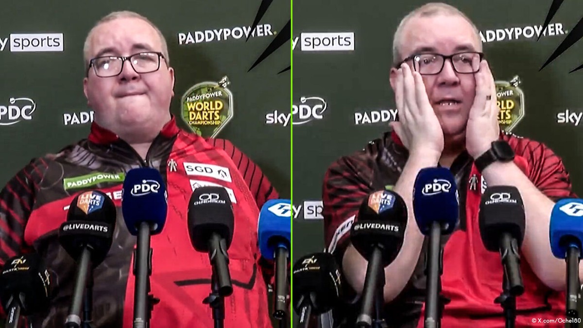 "Dat podium is een eenzame plek": populaire darter Stephen Bunting barst in tranen uit na haat op sociale media