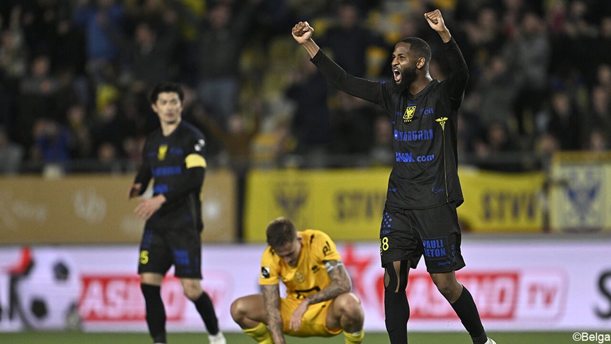 STVV blijft in het spoor van Union en Club Brugge dankzij nipte zege tegen KV Mechelen