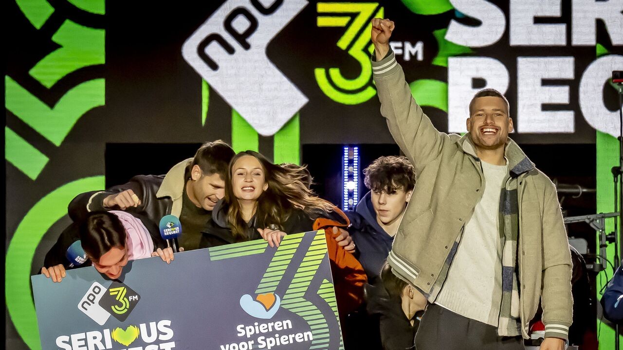 Ook 3FM Serious Request klokt af op record: tegenhanger van De Warmste Week in Nederland haalt 18.423.566 op