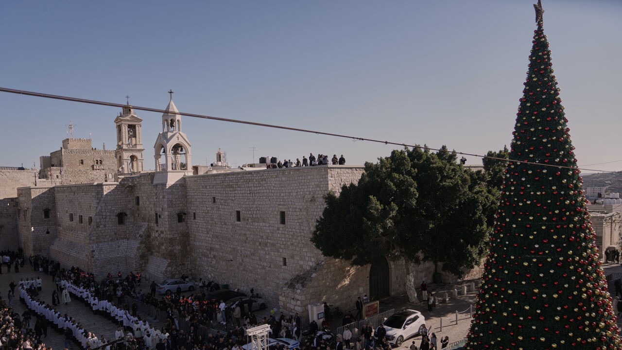 Kerst keert terug naar Bethlehem na 2 jaar Gaza-oorlog: "De stad baadde in gezelligheid"