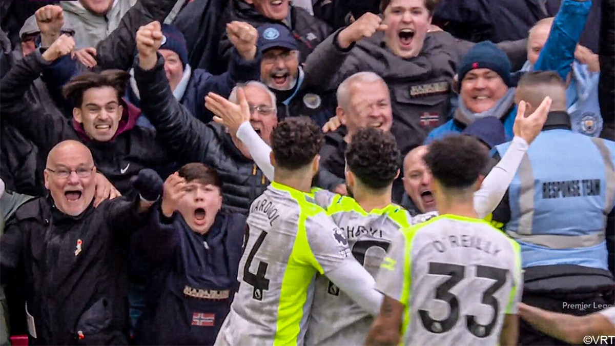 Dankzij doelpunt en assist van Rayan Cherki: Manchester City wint op bezoek bij Nottingham en springt (even?) over Arsenal
