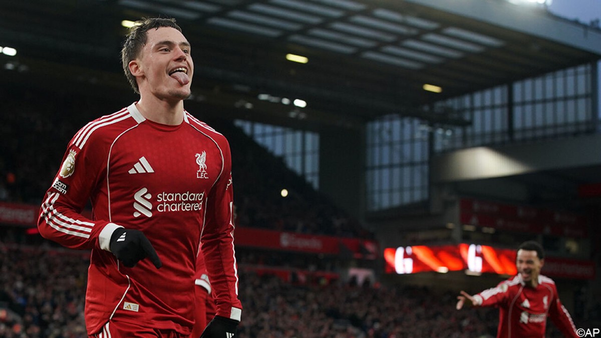Ondanks eerste goal Wirtz was het nog bibberen: Liverpool heeft geen overschot tegen rode lantaarn Wolverhampton