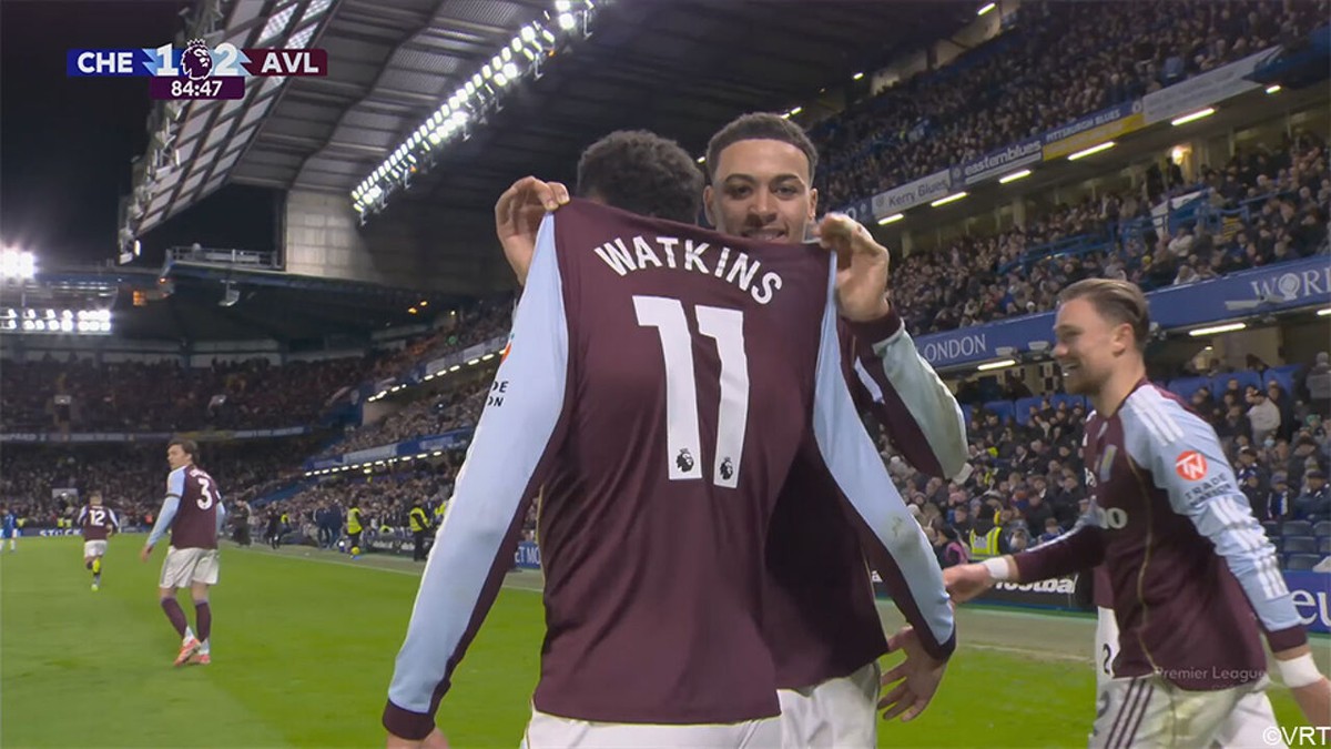 LIVE - Daar is Watkins met zijn tweede doelpunt: Aston Villa gaat na driedubbele wissel op en over Chelsea