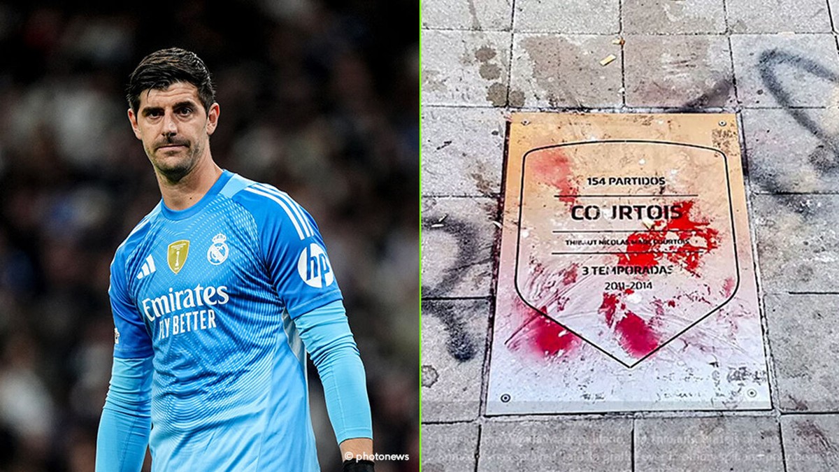 Met ratten bekogeld en verf beklad: Atlético Madrid breekt veelbesproken ereplakkaat van Courtois definitief uit