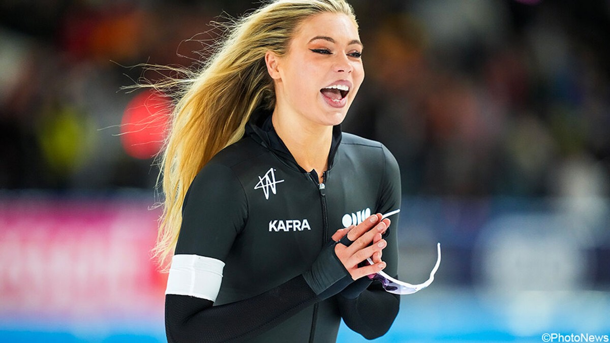 Na het fiasco mag ze toch weer dromen: Jutta Leerdam wordt tweede op 500 meter en schuift op in cruciale matrix