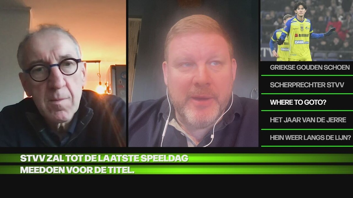 VIDEO - Eén-tweetje met Van der Elst en Vanhaezebrouck: "Ik zie STVV in de play-offs niet wedijveren met de beste teams"