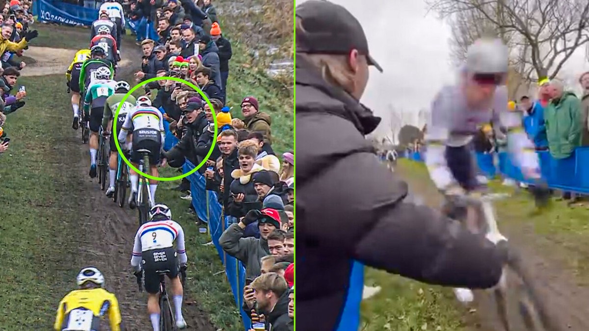 Nieuwe beelden tonen dat fan die Van der Poel raakte onopzettelijk leek te handelen: "Het was totaal mijn bedoeling niet"