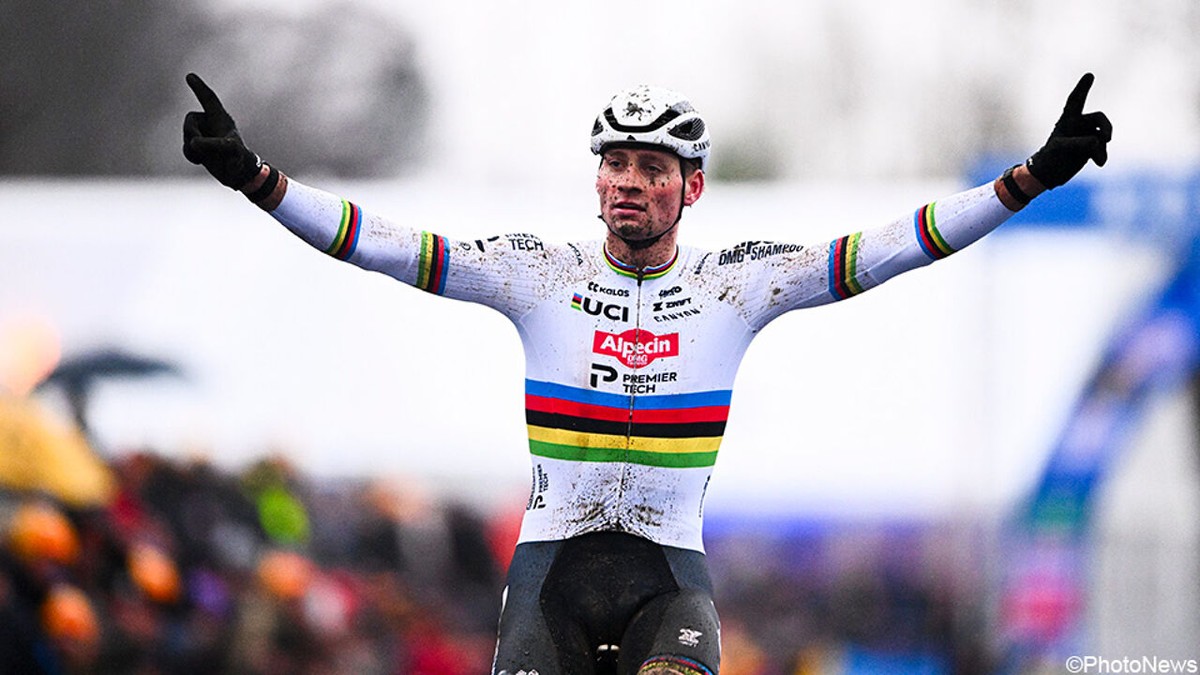 Ondanks valpartij en verbeten Verstrynge is Mathieu van der Poel ook in Baal superieur