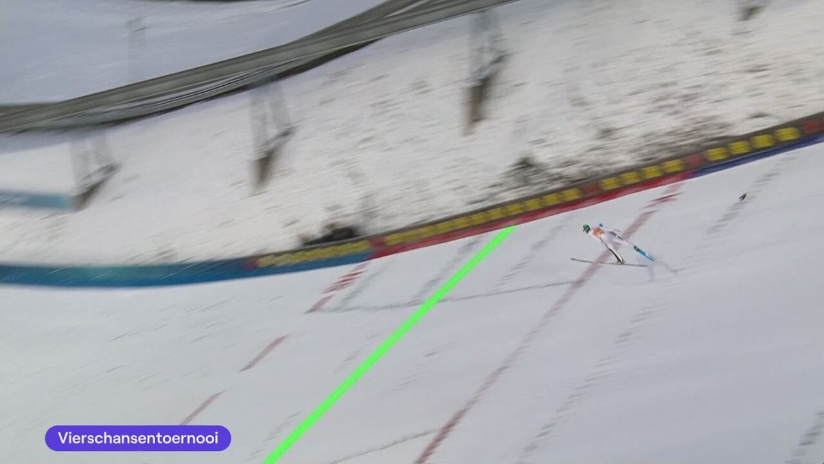 Sloveense schansspringer Domen Prevc vliegt het verst in Garmisch-Partenkirchen