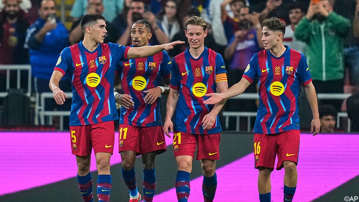 5-0! Barcelona haalt pletwals boven tegen Bilbao op weg naar finale van Spaanse Supercup