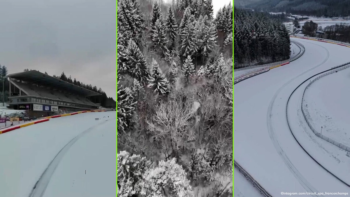 IN BEELD: De winter op zijn mooist op het F1-circuit van Spa-Francorchamps