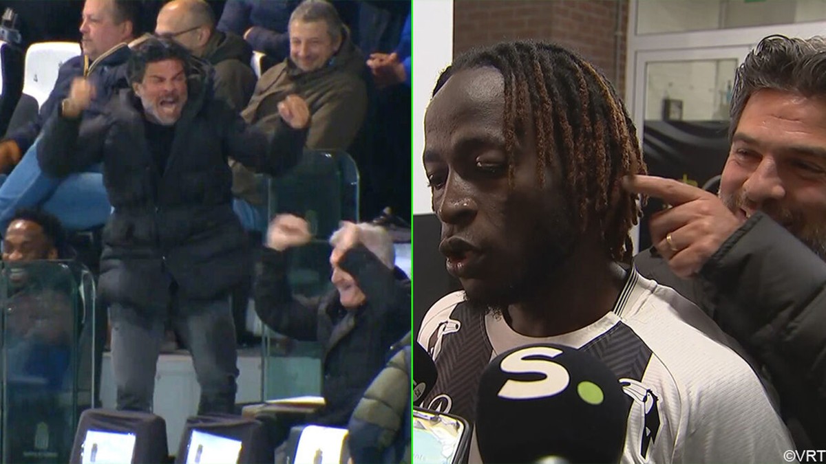 Zó blij dat hij uitblinker voor onze neus nieuw contract gaf: de bijzondere "PR-stunt" die perfecte avond van Charleroi symboliseerde