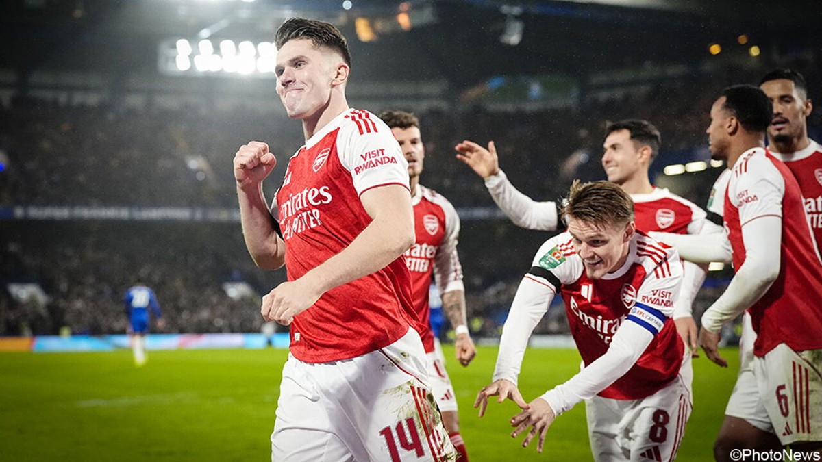 Chelsea redt met late stuiptrekking van Garnacho zijn kansen in terugmatch van League Cup bij Arsenal