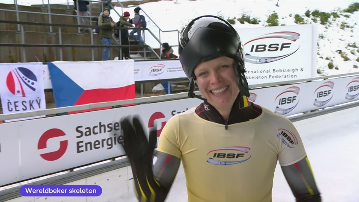 Meylemans wint als eerste Belg ooit de Wereldbeker skeleton