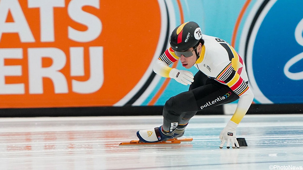 Aleyandro Rivero Maerschalck zorgt voor Belgisch lichtpuntje op openingsdag van (onthoofd) EK shorttrack