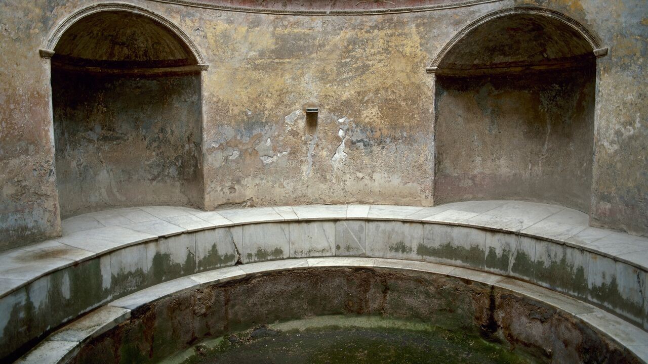 Zweet, talg en urine: publiek badhuis bezoeken in Pompeï was een smerige aangelegenheid
