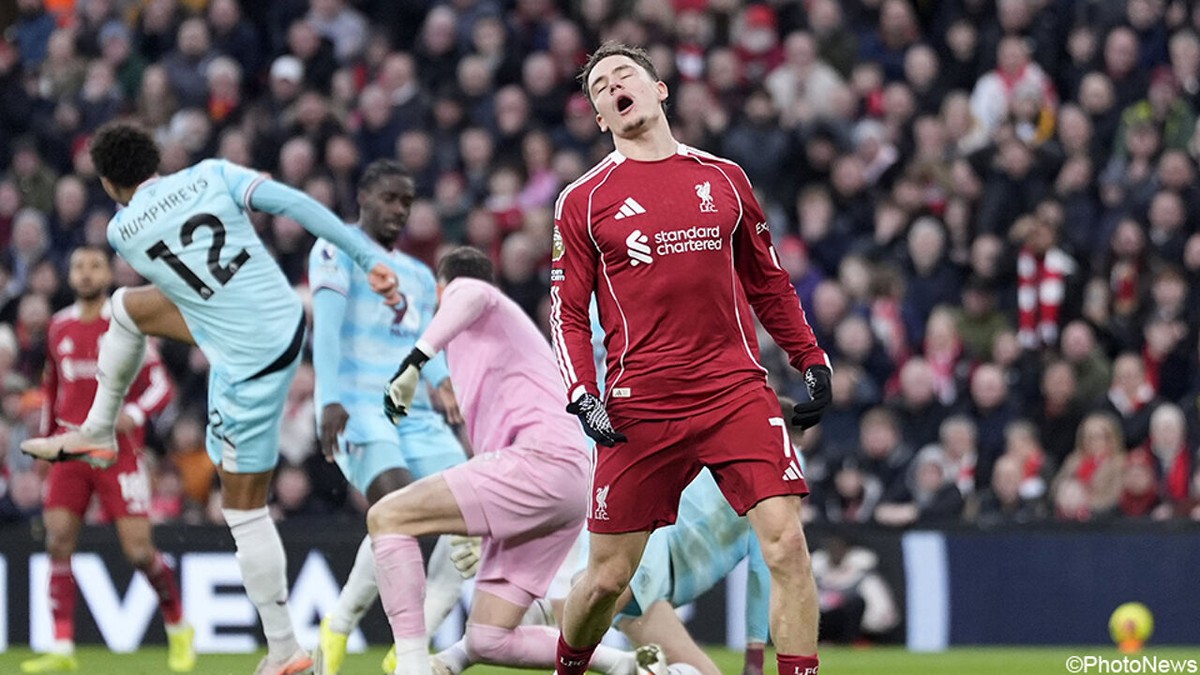 Totale dominantie, maar geen overwinning: Liverpool blijft opnieuw op gelijkspel steken tegen staartploeg Burnley