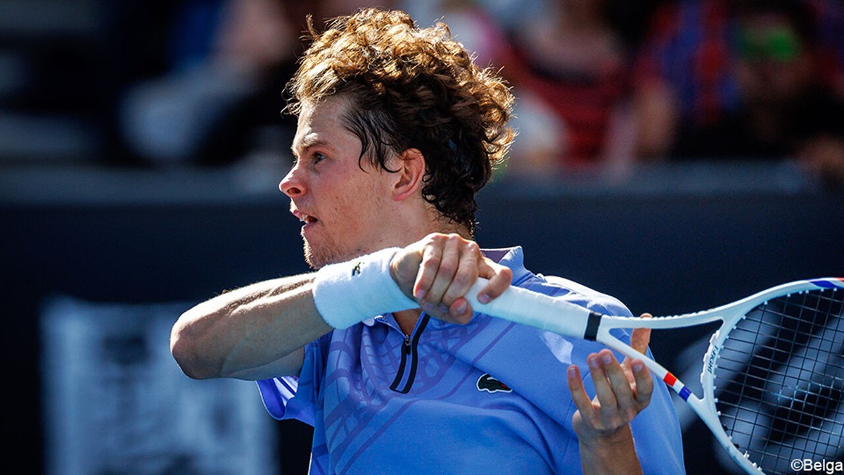 Alexander Blockx komt zondagochtend als eerste Belg in actie op de Australian Open