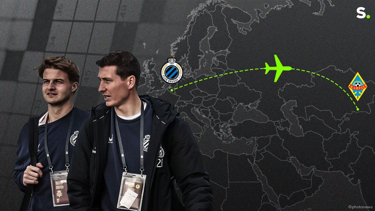 Blauwe en oranje brillen en kruiswoordraadsels "om aandachtig te blijven": Club Brugge nu al vertrokken naar Kazachstan