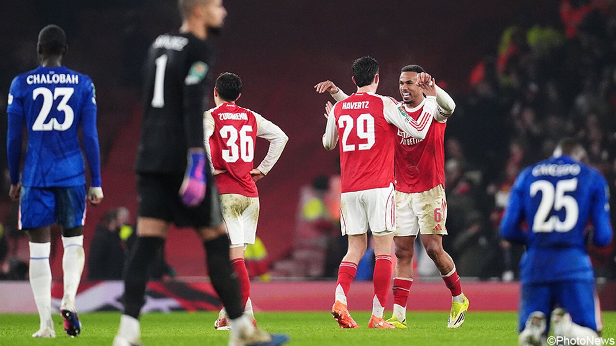 Arsenal, met invaller Trossard, wint ook terugwedstrijd tegen Chelsea om plek in League Cup-finale te bemachtigen