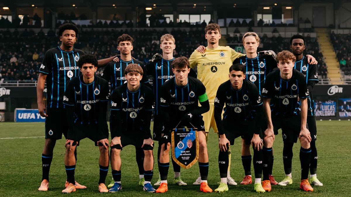 Club blijft indruk maken in Europa: U19 van blauw-zwart stoten na knappe comeback tegen Monaco door in Youth League