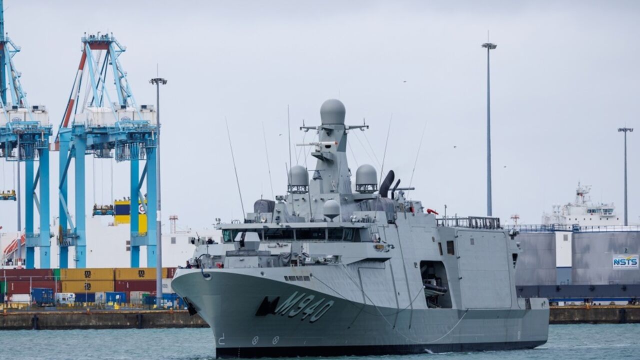 "Opmerkelijk" incident met nieuwe mijnenjager in Zeebrugge