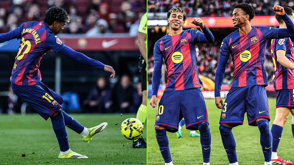 Lamine Yamal is onvermijdelijk: tienerster scoort met kurkdroge knal al voor 5e wedstrijd op rij bij Barcelona