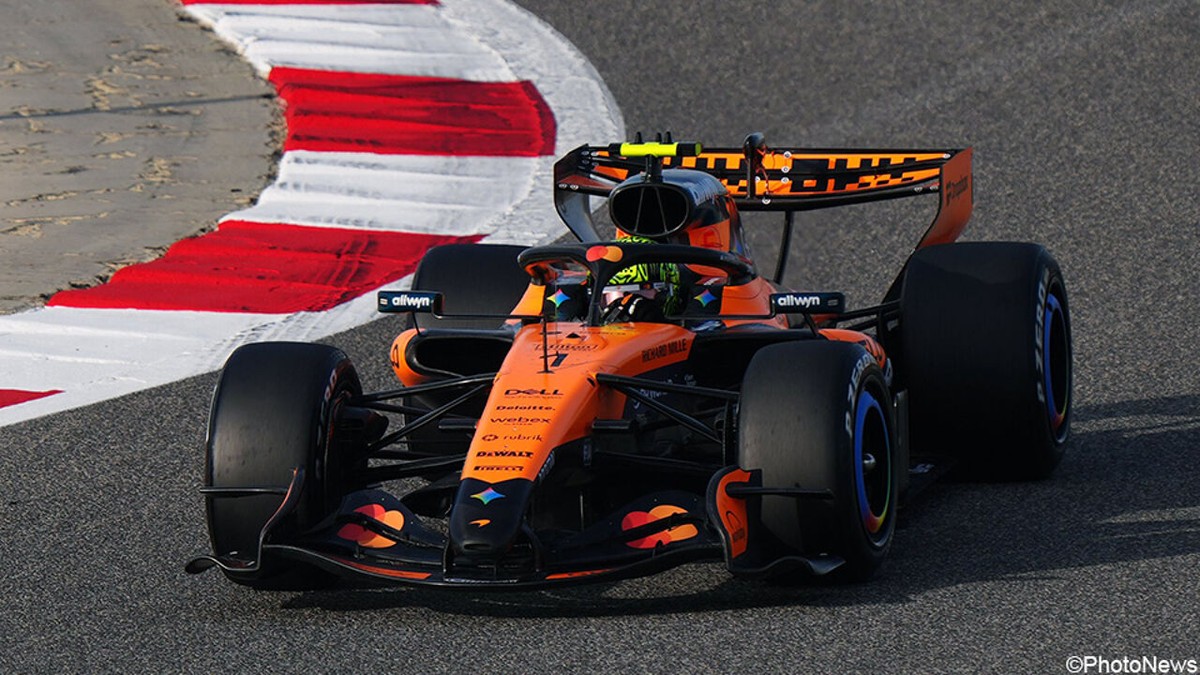 Testdagen F1 in Bahrein: Lando Norris sluit de eerste schooldag af met de snelste chrono